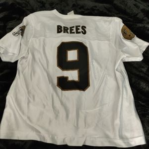 Drew Brees ladies white Saints jersey NFL large